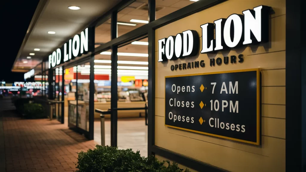 What Time Does Food Lion Close